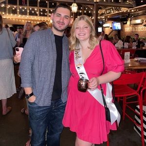 Pink Double Puff Sleeve Dress